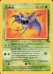 Pokemon Vintage Fossil Zubat