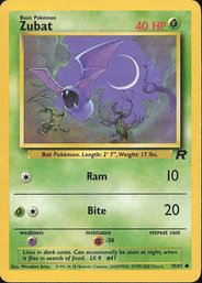 Pokemon Vintage Team Rocket Zubat