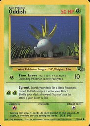 Pokemon Vintage Jungle Oddish