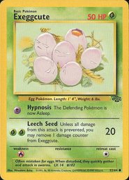Pokemon Vintage Jungle Exeggcute