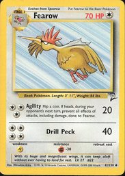 Pokemon Vintage Base Set 2 Fearow