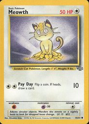 Pokemon Vintage Jungle Meowth