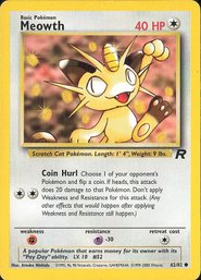 Pokemon Vintage Team Rocket Meowth