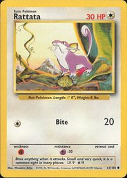 Pokemon Vintage Base Set Rattata