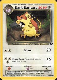 Pokemon Vintage Team Rocket Dark Raticate