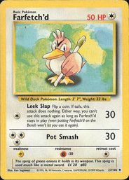 Pokemon Vintage Base Set Farfetch'd