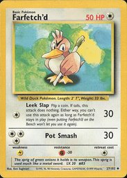 Pokemon Vintage Base Set Farfetch'd
