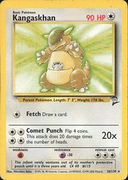 Pokemon Vintage Base Set 2 Kangaskhan