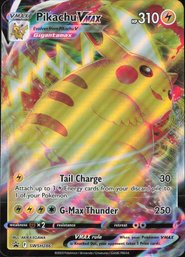 Pokemon Jumbo Card Pikachu VMax HOLO