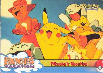 Topps Pikachu's Vacation Card