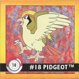 Pokemon Pidgeot #18 Sticker