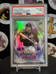 PSA 9 2023 TOPPS FRANCISCO ALVAREZ STARS OF THE MLB