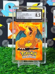 CGC 8.5 Charizard Pokemon Topps (1999) Pokmon The First Movie - E6 Second Print
