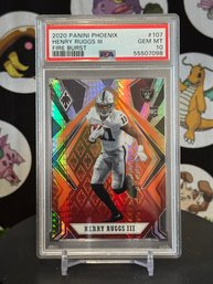 PSA 10 2020 PANINI PHOENIX HENRY RUGGS III FIRE BURST