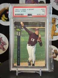 PSA 7 1992 CLASSIC 4 SPORT DEREK JETER