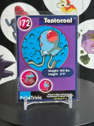 Pokemon Vintage 1999 Poke Trivia Tentacool