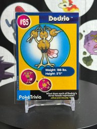 Pokemon Vintage 1999 Poke Trivia Tentacool 2