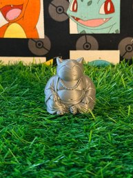 Snorlax Buddha Silk Print