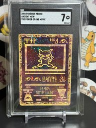 SGC 7 2000 POKEMON PROMO ANCIENT MEW HOLO THE POWER OF ONE MOVIE