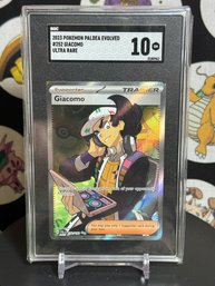 SGC 10! 2023 POKEMON PALDEA EVOLVED #252 GIACOMO ULTRA RARE
