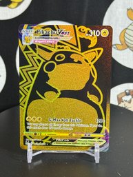 Pokemon Pikachu Vmax Gold Full Art Holo