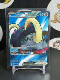 Pokmon TCG Great Tusk Ex Scarlet & Violet Base Set 230/198 Holo Ultra Rare