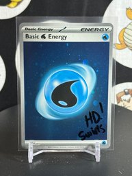 Pokemon 151 Holo Water Energy HD Swirl Galaxy Cosmo Foil Variant