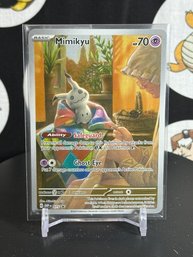 Pokemon Mimikyu Sealed Promo SVP EN 075 Black Star - Paldean Fates ETB