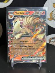 NINETALES EX 151 English 38/165 Full Art Pokemon Card