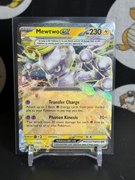 Pokemon SV Paradox Rift Mewtwo Ex 58 Double Rare Card Lightning Type