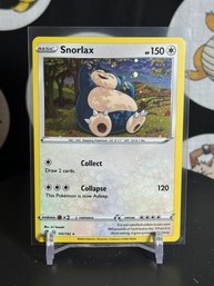 Snorlax 141/192 SWIRL Cosmos Holo Rare Pokemon Rebel Clash Promo