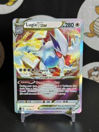 Holo Lugia VSTAR 139/195 Ultra Rare Silver Tempest Pokemon TCG