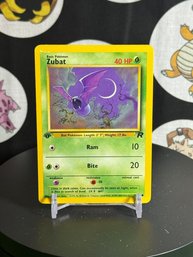 Pokemon Vintage 2000 Team Rocket 1st Edition Zubat