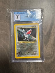 Pokemon Vintage Neo Genesis RARE HOLO Skarmory CGC 8