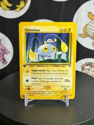 Pokemon Vintage 2000 NEO GENESIS 1ST EDITION CHINCHOU
