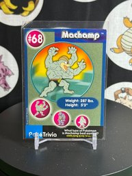 Pokemon Vintage 1999 Poke Trivia Machamp