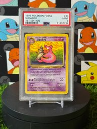 VINTAGE PSA 9 1999 POKEMON FOSSIL SLOWBRO 1ST EDITION