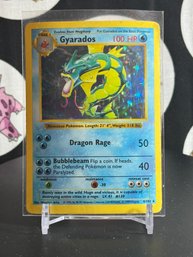 Pokemon Vintage 1999 Base Set Gyarados Holo SHADOWLESS!