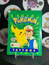 Pokemon Topps Merlin 1999 Tattoos Booster Pack Factory Sealed Vintage 1