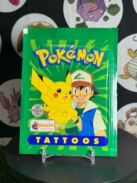 Pokemon Topps Merlin 1999 Tattoos Booster Pack Factory Sealed Vintage 2