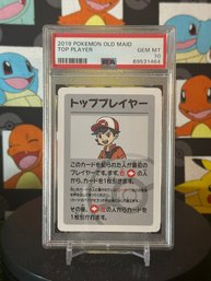 PSA 10 2019 POKEMON OLD MAID TOP PLAYER