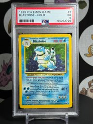 PSA 5 1999 POKEMON GAME BLASTOISE - HOLO