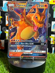 Pokemon 2019 Black Star Promo Holo XL Card Holo Charizard GX