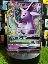 Pokemon 2017 Black Star Promo Holo XL Card Holo Espeon GX