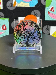 Pokemon Holo Vaporeon, Jolteon And Flareon Coin
