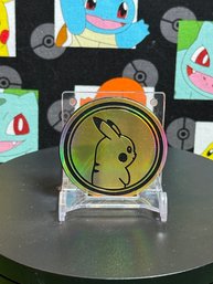 Pokemon Holo Pikachu Coin