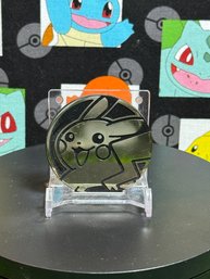 Pokemon Holo Pikachu Coin