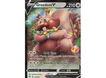 SWSH08: Fusion Strike #217/264 Greedent V Holo