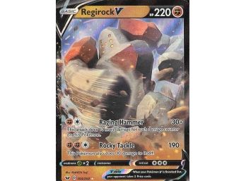 SWSH01: Sword & Shield Base Set #104/202 Regirock V