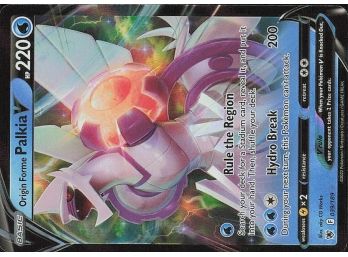 SWSH10: Astral Radiance #039/189 Origin Forme Palkia V